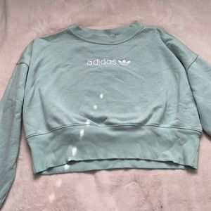 mint green adidas sweater